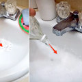 Unclogging Drains with Baking Soda and Vinegar